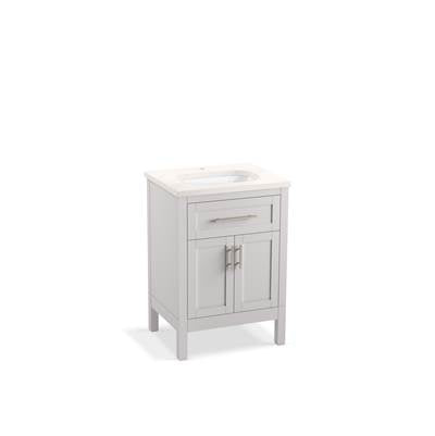 Kohler K-39603-ASB-AGA - Hadron 24 In. Bathroom Vanity Cabinet With Sink And Quartz Top