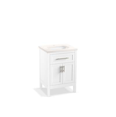 Kohler K-39603-ASB-0 - Hadron 24 In. Bathroom Vanity Cabinet With Sink And Quartz Top
