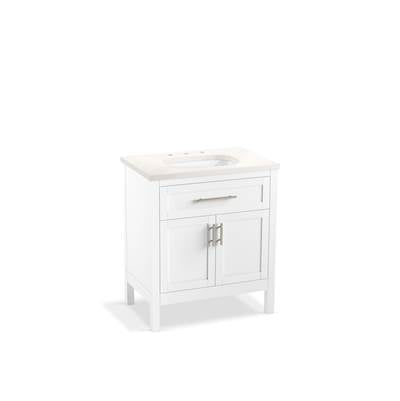 Kohler K-39604-ASB-0 - Hadron 30 In. Bathroom Vanity Cabinet With Sink And Quartz Top