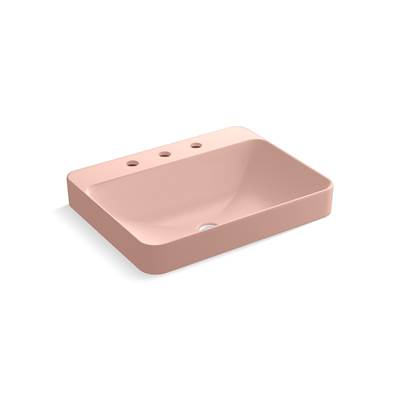 Kohler K-2660-8-V10 - Vox 23 In. Rectangular Drop-In Vessel Bathroom Sink