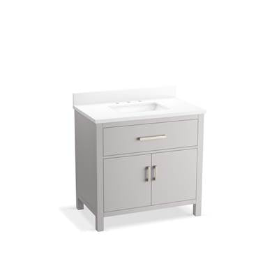 Kohler K-40639-BD1-AGA - Kresla 36 In. Bathroom Vanity Cabinet With Sink And Quartz Top