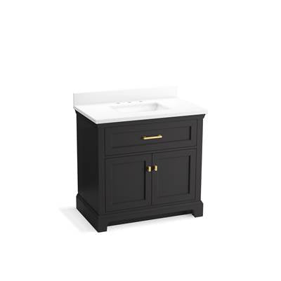 Kohler K-29261-BD1-DWG - Charlemont 36 In. Bathroom Vanity Cabinet With Sink And Quartz Top