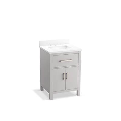 Kohler K-40637-BD1-AGA - Kresla 24 In. Bathroom Vanity Cabinet With Sink And Quartz Top