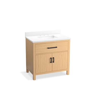 Kohler K-40639-BD1-WEK - Kresla 36 In. Bathroom Vanity Cabinet With Sink And Quartz Top