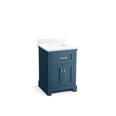 Kohler K-29259-BD1-TDB - Charlemont 24 In. Bathroom Vanity Cabinet With Sink And Quartz Top