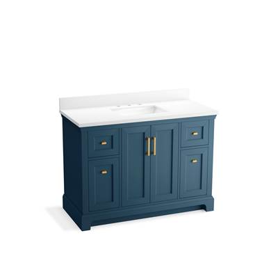 Kohler K-29262-BD1-TDB - Charlemont 48 In. Bathroom Vanity Cabinet With Sink And Quartz Top