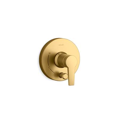 Kohler K-T49988-4-2MB - Pitch Rite-Temp Valve Trim With Push-Button Diverter