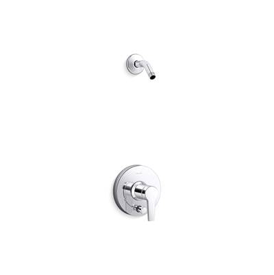 Kohler K-T49989-4L-CP - Pitch Rite-Temp Shower Trim Kit With Push-Button Diverter Without Showerhead