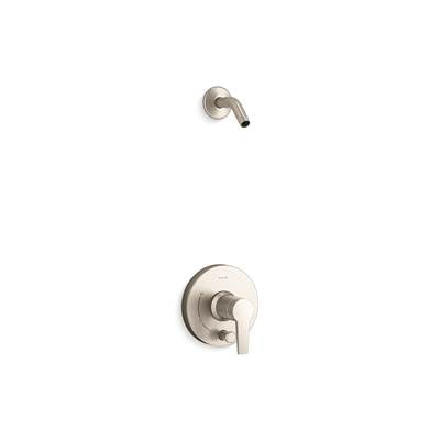 Kohler K-T49989-4L-BN - Pitch Rite-Temp Shower Trim Kit With Push-Button Diverter Without Showerhead