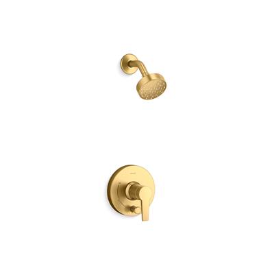 Kohler K-T49990-4Y-2MB - Pitch Rite-Temp Shower Trim Kit With Push-Button Diverter 2.5 Gpm