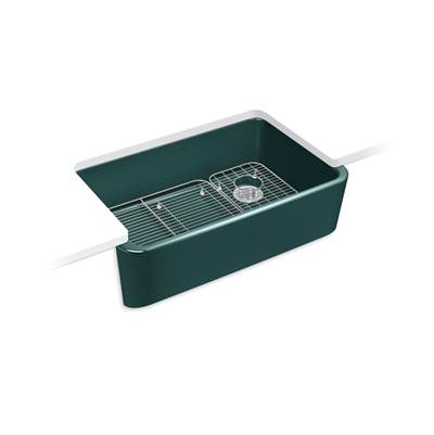 Kohler K-24268-17 - Ironridge 34 In. Undermount Single-Bowl Farmhouse Kitchen Sink
