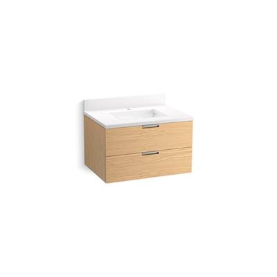 Kohler K-34654-WEK - Maxstow 30 In. Wall-Hung Bathroom Vanity Cabinet With Sink And Quartz Top