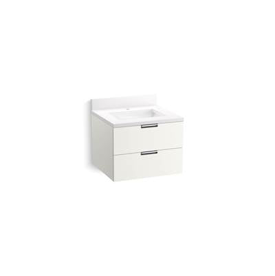 Kohler K-34653-0 - Maxstow 24 In. Wall-Hung Bathroom Vanity Cabinet With Sink And Quartz Top