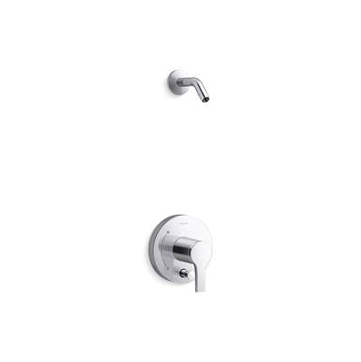 Kohler K-TLS35326-4-CP - Elate Rite-Temp Shower Trim Kit With Push-Button Diverter Without Showerhead