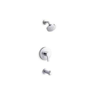 Kohler K-TS35322-4H-CP - Elate Rite-Temp Bath And Shower Trim Kit 1.5 Gpm