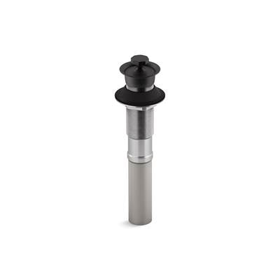 Kohler K-7127-BL - Bathroom Sink Drain With Non-Removable Metal Stopper And Without Overflow