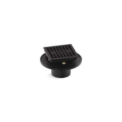 Kohler K-22673-BL - Clearflo Square Brass Tile-In Shower Drain