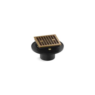 Kohler K-22673-2MB - Clearflo Square Brass Tile-In Shower Drain