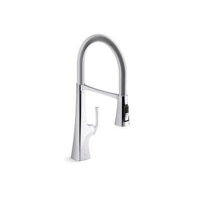 Kohler K-22061-AF - Graze Semi-Professional Kitchen Sink Faucet With Three-Function Sprayhead