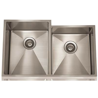 Lenova SS-12Ri-D2L - Lenova 1/2 Radius Stainless Steel Sinks