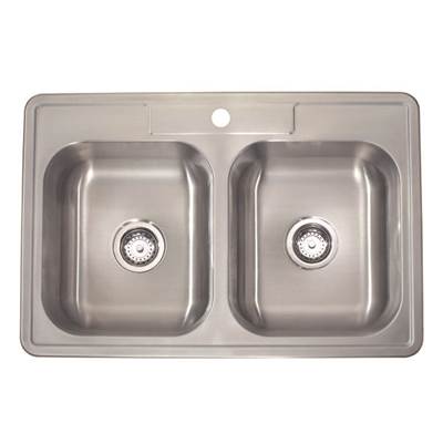 Lenova SS-TM-33818-1H - Drop In Stainless Steel Sink