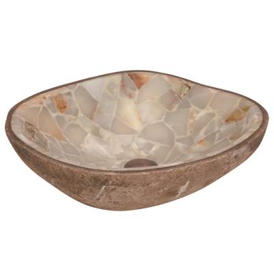 Lenova SV-40 Cobble Stone Green Onyx - Stone Sinks