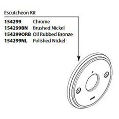 Moen 154299 - Weymouth Wall Escutcheon And Gasket