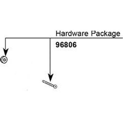 Moen 96806 - Hardware Kit, 1 Handle Tub/Shower Knob