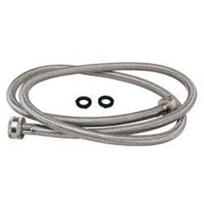 Moen M6646BK - Connector,Ss,Braided Washing Machine 72''