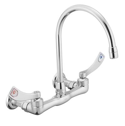 Moen 8126 - M-Dura Chrome Two-Handle Utility Faucet