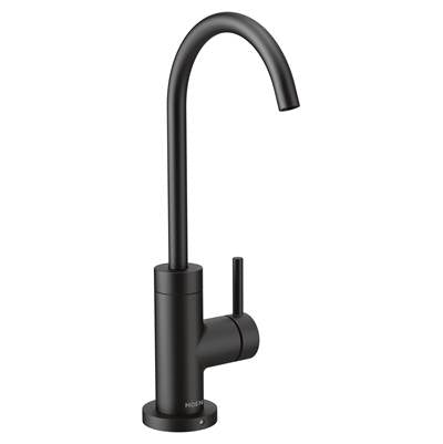 Moen S5530BL - Sip Modern Matte Black One-Handle High Arc Beverage Faucet