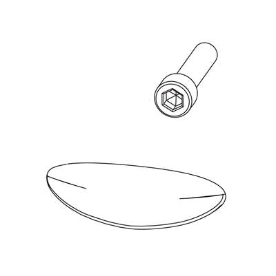 Moen 100109WBL - Hdw Pack Kd 1H Solid/Loop