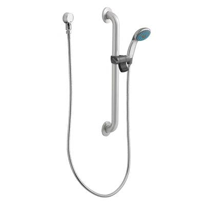 Moen 52224GBM15 - Chrome/Stainless Slide Bar/Grab Bar Shower