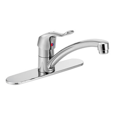 Moen 8701 - M-Dura Chrome One-Handle Kitchen Faucet
