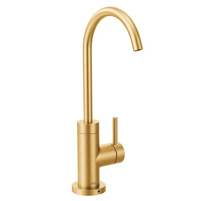 Moen S5530BG - Sip Modern Brushed Gold One-Handle High Arc Beverage Faucet