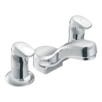 Moen 8889 - M-Press Chrome Two-Handle Metering Lavatory Faucet