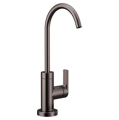 Moen S5550BLS - Nio Black Stainless One-Handle High Arc Beverage Faucet