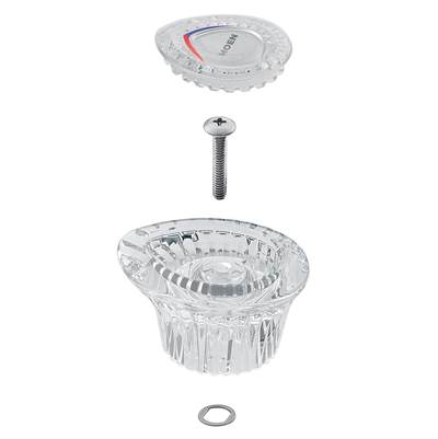 Moen 96797 - Chateau Single-Knob Tub And Shower Replacement Kit With White And Chrome Insert