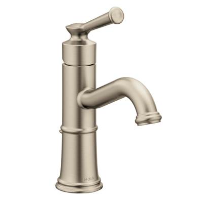 Moen 6402BN - Belfield Brushed Nickel One-Handle High Arc Bathroom Faucet