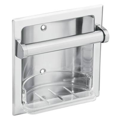 Moen 2565CH - Commercial Recessed Soap Holder Ch
