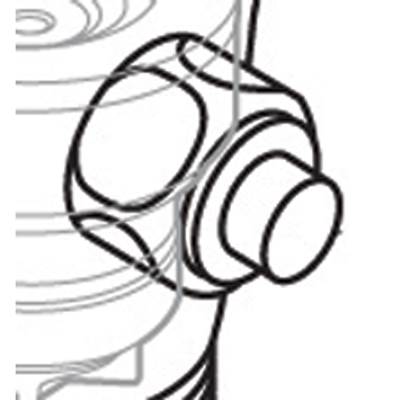 Moen 104524 - Manual Override Button Flush Valve