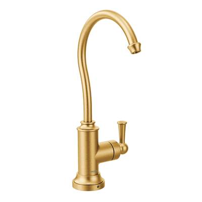 Moen S5510BG - Sip Traditional Brushed Gold One-Handle High Arc Beverage Faucet