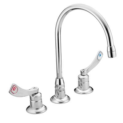 Moen 8225 - M-Dura Chrome Two-Handle Kitchen Faucet