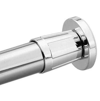 Moen 54-F - Flange Showerod Adjustable Poly Ch