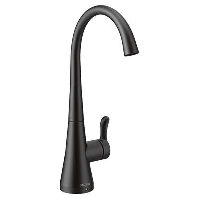 Moen S5520BL - Sip Transitional Matte Black One-Handle High Arc Beverage Faucet