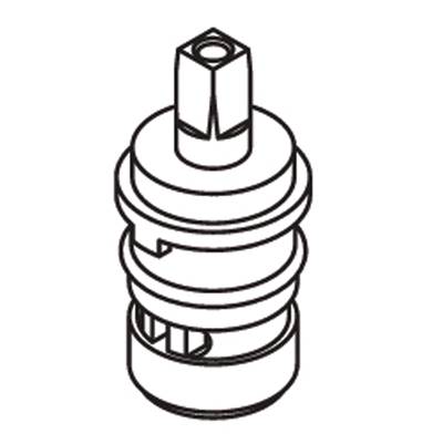 Moen 52001 - Commercial Cold Two Handle Brass Shell Ceramic Disc Cartridge