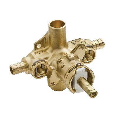 Moen 62360 - M-Pact Includes Bulk Pack Posi-Temp 1/2'' Crimp Ring Pex Inlets/Cc Outlets Connection Pressure Balancing