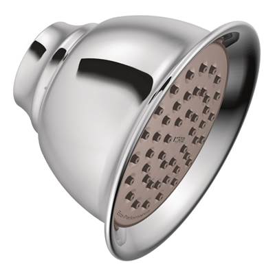 Moen 6302EP15 - Chrome One-Function 4-3/8'' Diameter Spray Head Eco-Performance Showerhead