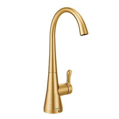 Moen S5520BG - Sip Transitional Brushed Gold One-Handle High Arc Beverage Faucet