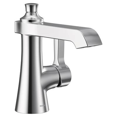 Moen S6981 - Flara Chrome One-Handle High Arc Bathroom Faucet